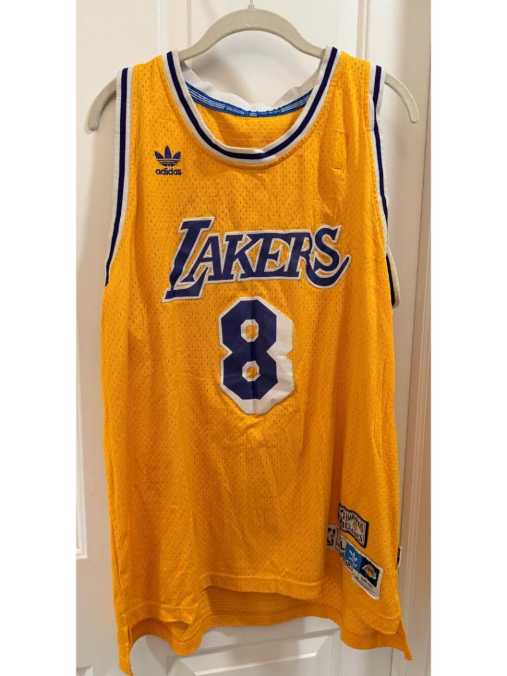 Adidas Kobe Bryant #8 Lakers Hardwood Classics Jersey XL +2 - Picture 2 of 16